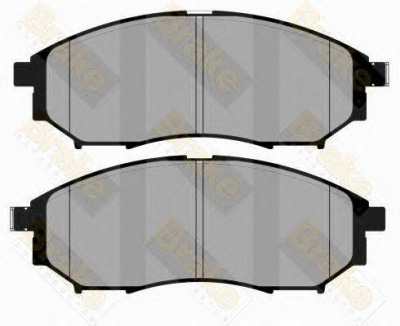 BRAKE ENGINEERING pa1804 -  Комплект тормозных колодок, дисковый тормоз